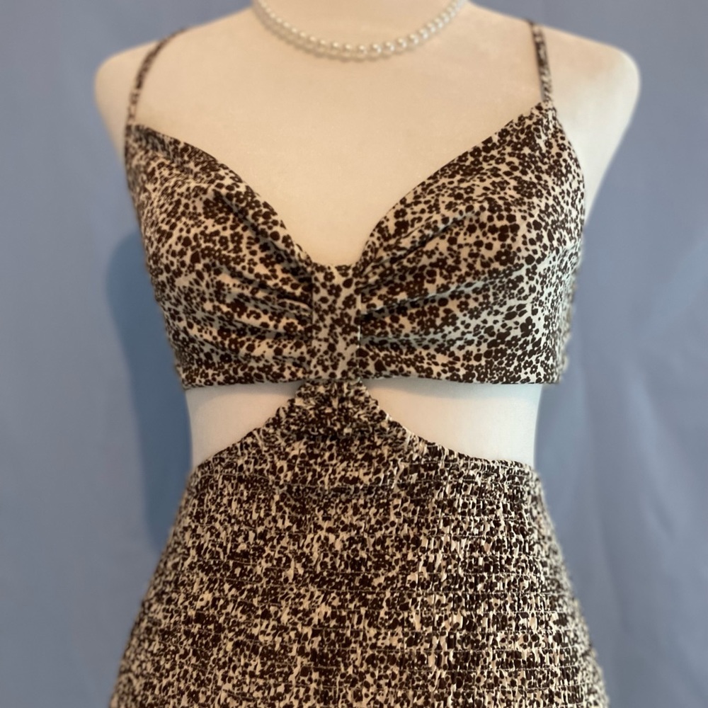 brown nwt dress